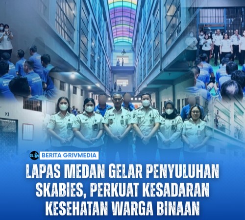 Lapas Medan Gelar Penyuluhan Skabies, Perkuat Kesadaran Kesehatan Warga Binaan