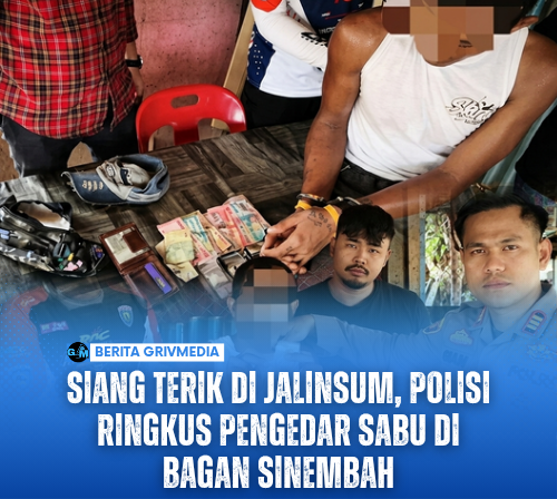 Siang Terik di Jalinsum, Polisi Ringkus Pengedar Sabu di Bagan Sinembah