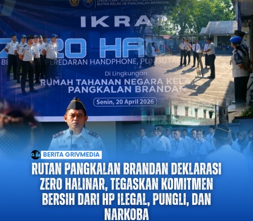 Rutan Pangkalan Brandan Deklarasi Zero HALINAR, Tegaskan Komitmen Bersih dari HP Ilegal, Pungli, dan Narkoba