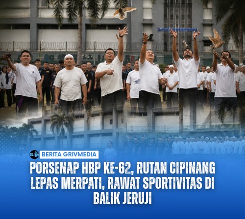Porsenap HBP ke-62, Rutan Cipinang Lepas Merpati, Rawat Sportivitas di Balik Jeruji
