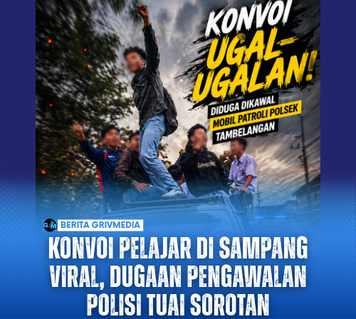 Konvoi Pelajar di Sampang Viral, Dugaan Pengawalan Polisi Tuai Sorotan