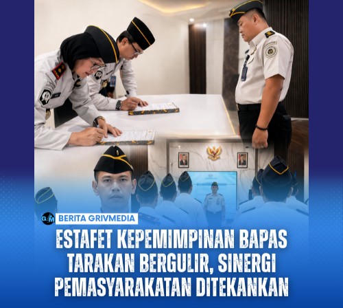 Estafet Kepemimpinan Bapas Tarakan Bergulir, Sinergi Pemasyarakatan Ditekankan