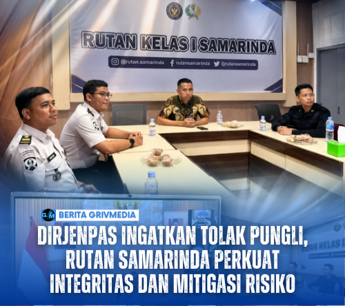 Dirjenpas Ingatkan Tolak Pungli, Rutan Samarinda Perkuat Integritas dan Mitigasi Risiko