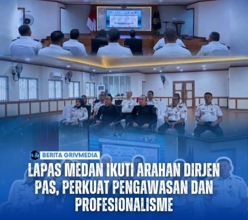 Lapas Medan Ikuti Arahan Dirjen PAS, Perkuat Pengawasan dan Profesionalisme