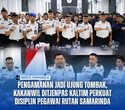 Pengamanan Jadi Ujung Tombak, Kakanwil Ditjenpas Kaltim Perkuat Disiplin Pegawai Rutan Samarinda