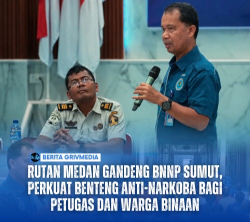 Rutan Medan Gandeng BNNP Sumut, Perkuat Benteng Anti-Narkoba bagi Petugas dan Warga Binaan