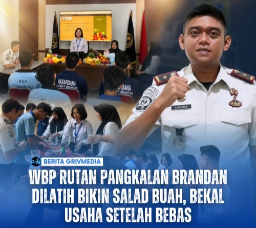 WBP Rutan Pangkalan Brandan Dilatih Bikin Salad Buah, Bekal Usaha Setelah Bebas
