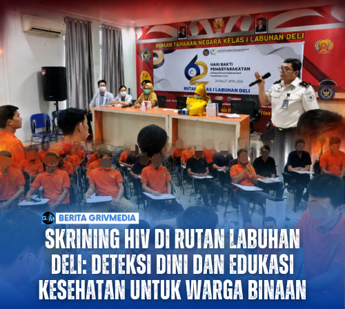 Skrining HIV di Rutan Labuhan Deli: Deteksi Dini dan Edukasi Kesehatan untuk Warga Binaan