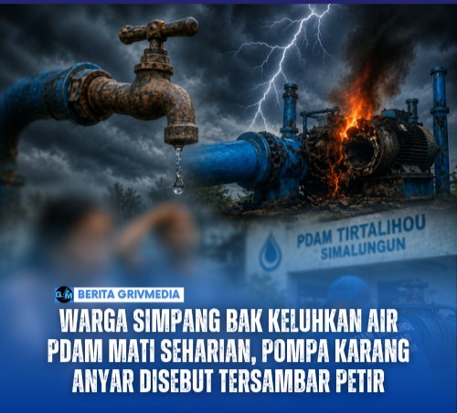 Warga Simpang Bak Keluhkan Air PDAM Mati Seharian, Pompa Karang Anyar Disebut Tersambar Petir