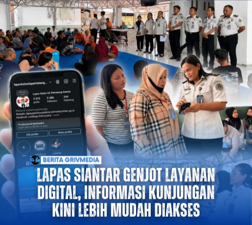 Lapas Siantar Genjot Layanan Digital, Informasi Kunjungan Kini Lebih Mudah Diakses
