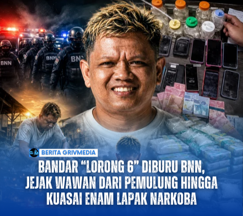 Bandar “Lorong 6” Diburu BNN, Jejak Wawan dari Pemulung hingga Kuasai Enam Lapak Narkoba