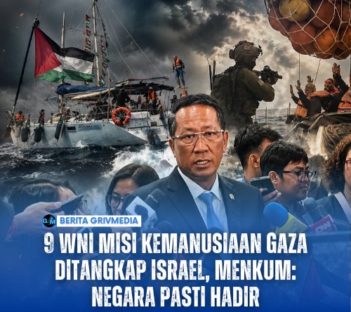 9 WNI Misi Kemanusiaan Gaza Ditangkap Israel, Menkum: Negara Pasti Hadir