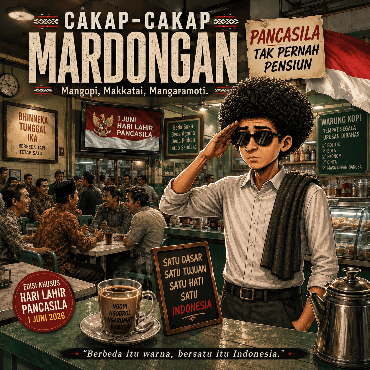 Cakap-Cakap Mardongan: Pancasila Tak Pernah Pensiun