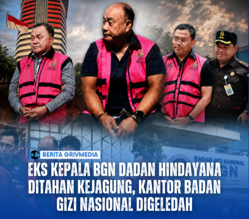 Eks Kepala BGN Dadan Hindayana Ditahan Kejagung, Kantor Badan Gizi Nasional Digeledah