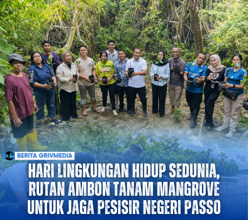 Hari Lingkungan Hidup Sedunia, Rutan Ambon Tanam Mangrove untuk Jaga Pesisir Negeri Passo