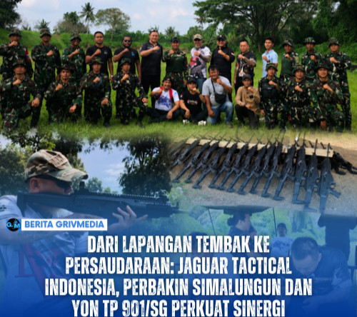 Dari Lapangan Tembak ke Persaudaraan: Jaguar Tactical Indonesia, Perbakin Simalungun dan Yon TP 901/SG Perkuat Sinergi
