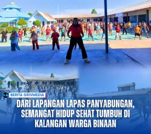 Dari Lapangan Lapas Panyabungan, Semangat Hidup Sehat Tumbuh di Kalangan Warga Binaan