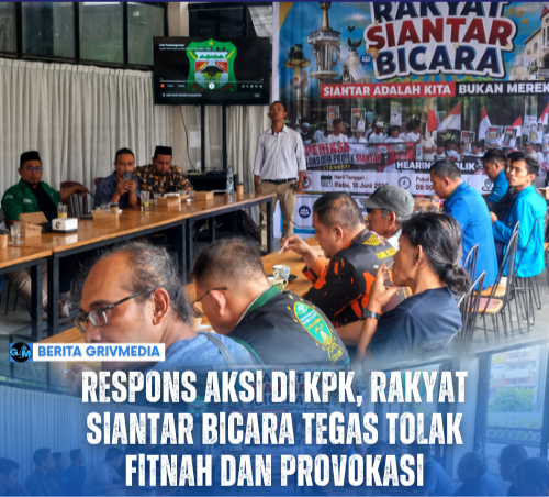 Forum Hearing Public Rakyat Siantar Bicara di Pematangsiantar yang menghasilkan deklarasi Siantar Damai sebagai respons atas aksi unjuk rasa di KPK.