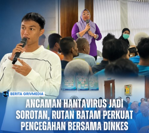 Petugas Dinas Kesehatan memberikan sosialisasi tentang Hantavirus kepada warga binaan di Rutan Kelas IIA Batam sebagai upaya pencegahan penyakit menular.