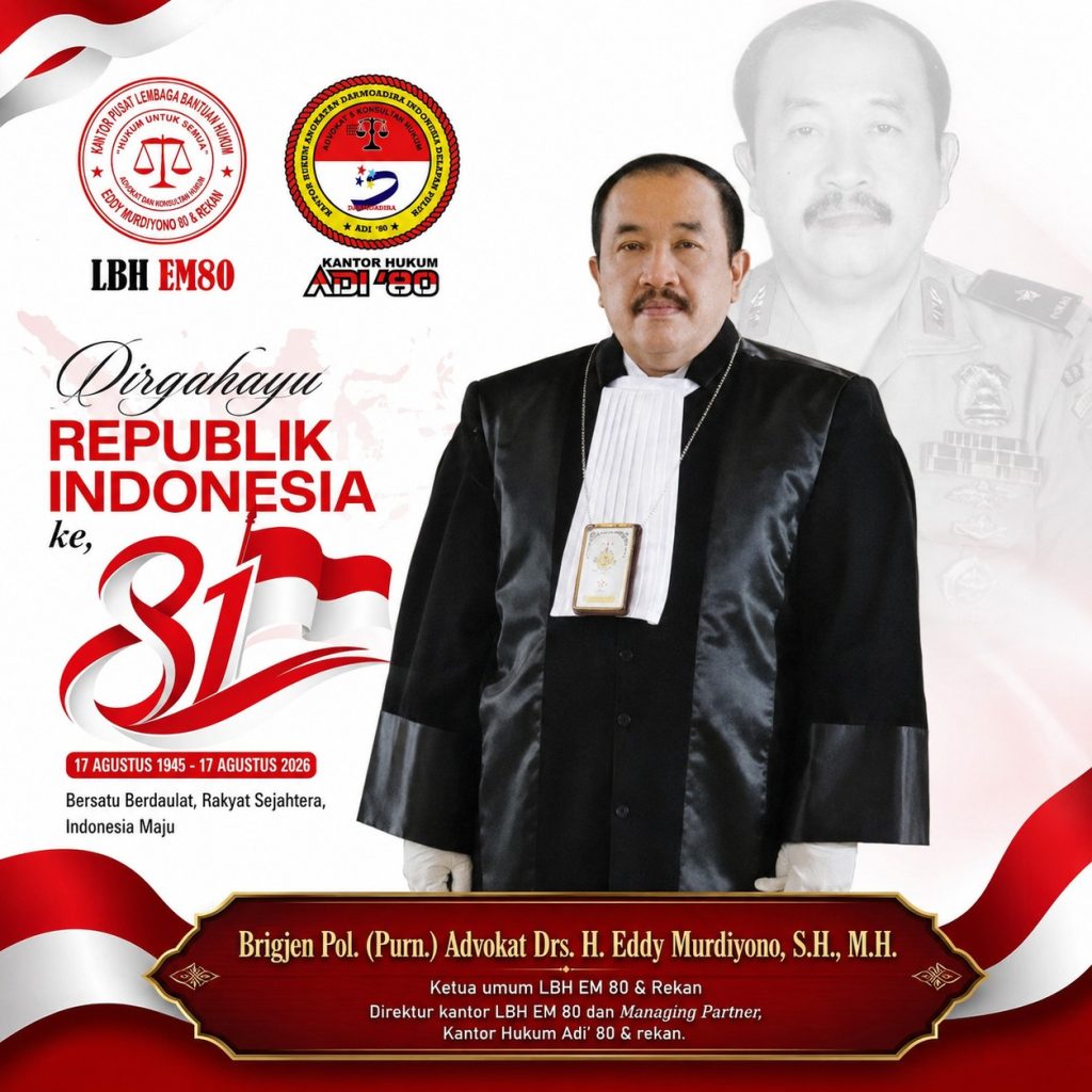 Brigjen Pol. (Purn.) Advokat Drs. H. Eddy Murdiyono, S.H., M.H.