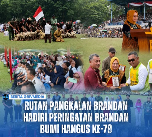 Rutan Pangkalan Brandan menghadiri puncak peringatan Brandan Bumi Hangus ke-79 di Pangkalan Brandan.