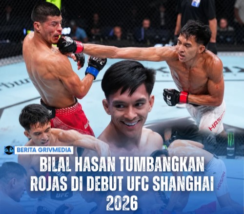 Bilal Hasan bertarung melawan Rojas pada UFC Shanghai 2026