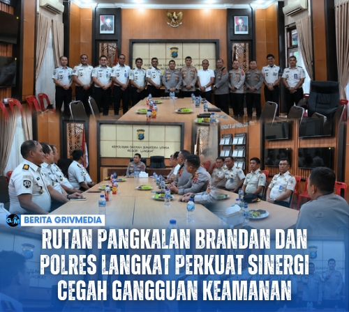 Rutan Pangkalan Brandan bersama UPT Pemasyarakatan se-Rayon Langkat berkoordinasi dengan Polres Langkat