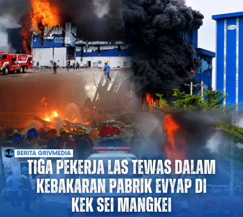 Kebakaran Pabrik Biding PT Evyap Sabun Indonesia di KEK Sei Mangkei Simalungun menewaskan tiga pekerja las