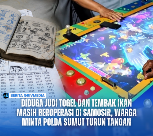 Ilustrasi dugaan perjudian togel dan tembak ikan di Kabupaten Samosir, Sumatera Utara.