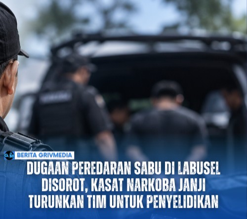 Kasat Narkoba Polres Labuhanbatu Selatan menindaklanjuti informasi dugaan peredaran sabu di Labusel